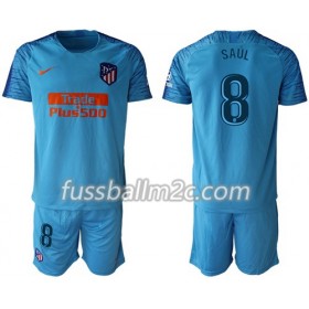 Fußballtrikots Atlético Madrid Saul 8 Kinder Auswärts Trikotsatz 2018-2019